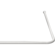 Ridder Dušas aizkaru stanga universāla 90x90x90cm, balta