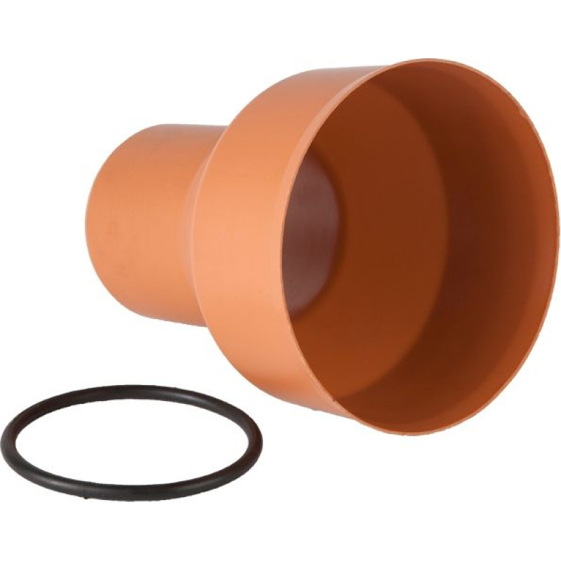 Pipelife PVC pāreja no uzmavas uz betona vai keramikas cauruli (termouzmava) OD110/160 - gab.