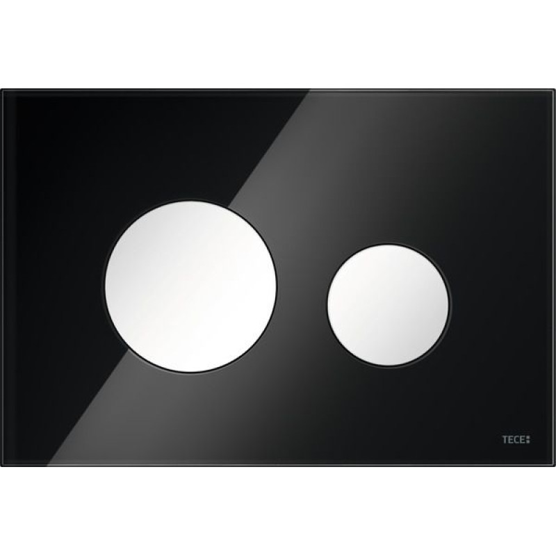 Tece loop WC stikla plāksne (9240654) melns/balts