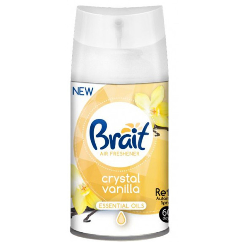 Brait Gaisa atsvaidzinātājs dozatoram 250ml Brait Vanilla