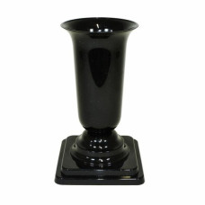 Form Plastic Puķu pods-vāze uz paliktņa Dama melns