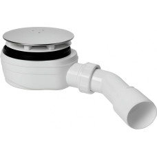 Plastbrno Sifons dušas EWNN942 90/40 Inox, zemais, 45°, 40/50mm, sietiņš