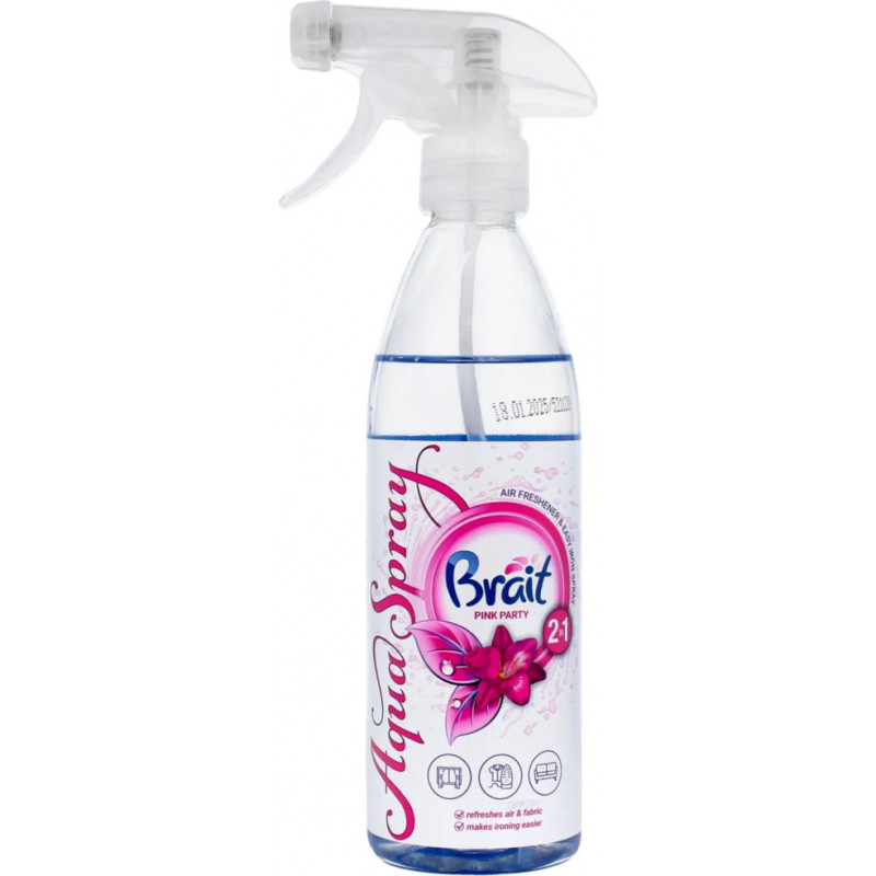 Brait Gaisa atsvaidzinātājs 425ml Air Brait Pink Party gludināšanai