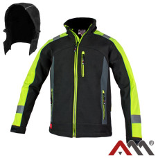 Art.master Jaka Classwork Softshell melna/dzelt. XL