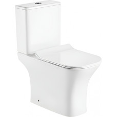 AB WC pods AB ZT-1215 3/6l, rimless, ar UF Slim SC vāku