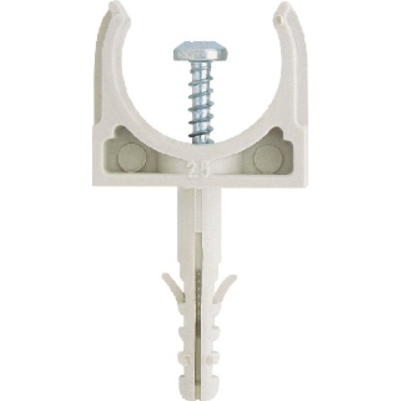 Friulsider CTC cauruļu un vadu stiprin ar dīb un skr?vi, 25mm