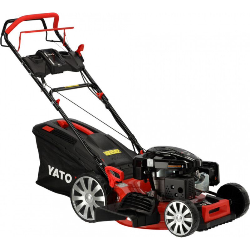 Yato Benzīna zāles pļāvējs YATO YT-85528, 51 cm, LONCIN dzinējs 196 cm³, 8 pozīciju augstuma regulēšana