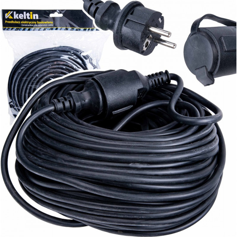 Geko Būvniecības vietas pagarināšanas kabelis 30m, Keltin, K00222, IP44, 3x2.5 mm²