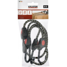 Kreator Bagāžas gumijas Ø 8MM, 60CM - 2 PCS