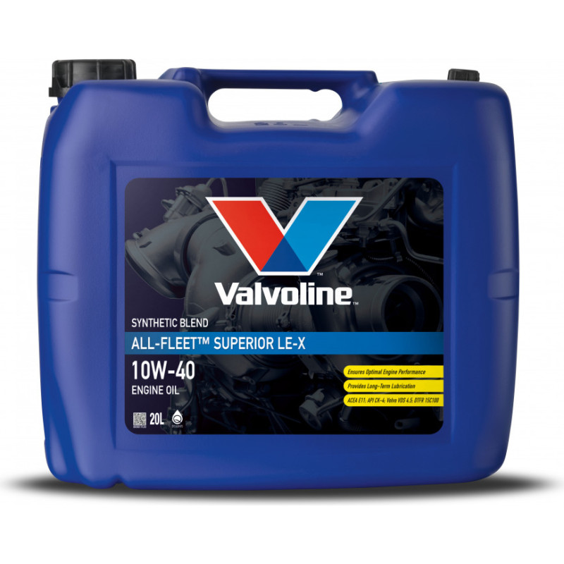 Valvoline Motoreļļa All Fleet Superior Le-X 10W40 20L, Valvoline