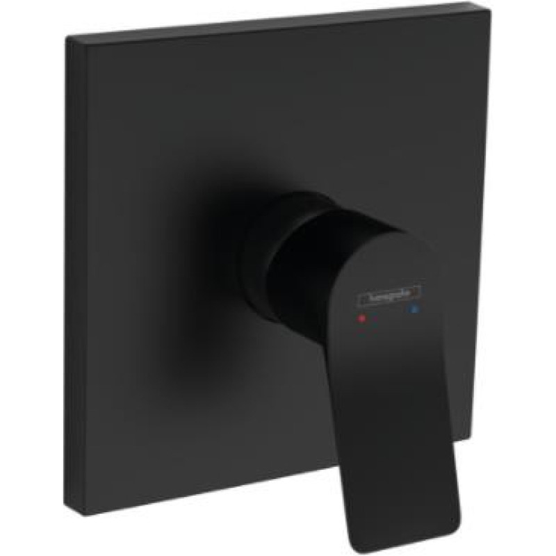 Hansgrohe dušas maisītāja Vivenis virsapmetuma daļa, matēta melna