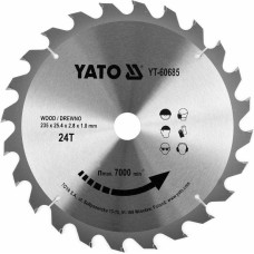 Yato Zāģripa kokam 235x25.4mm 24T TCT YT-60685 YATO