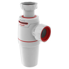 Wirquin izlietnes sifons Neo Air, 1¼ x 32 mm, bez noteces, plastmasa, balts