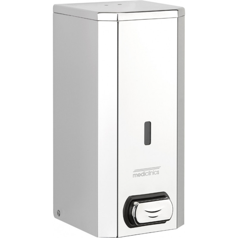 Mediclinics putu ziepju dozators, 1.5 l, satin stainless steel