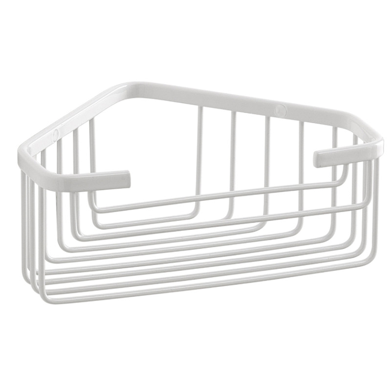 Gedy plaukts-režģis Augustus, stūra, 200x151 mm, h=80 mm, balts