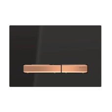 Geberit taustiņš Sigma50, 246x164 mm, melns/red gold