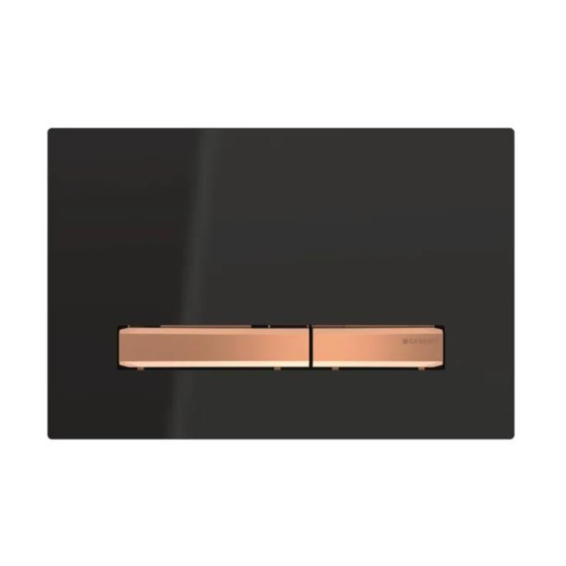 Geberit taustiņš Sigma50, 246x164 mm, melns/red gold