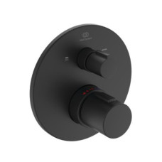 Ideal Standard vannas/dušas termostata Ceratherm T100 virsapmetuma daļa, matēta melna