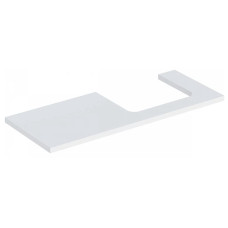 Geberit virsma skapītim One, 1190x470 mm, labā puse, matēta balta