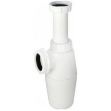 Viega izlietnes sifons, 1¼ x 40 mm, bez noteces, plastmasa, balts