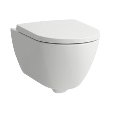 Laufen pods ar QR/SC vāku Pro X rimless, stiprināms pie sienas, 360x540 mm, silent flush, balts