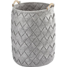 Aquanova veļas kaste Amy, d=400 mm, h=600 mm, 75 l, silver grey