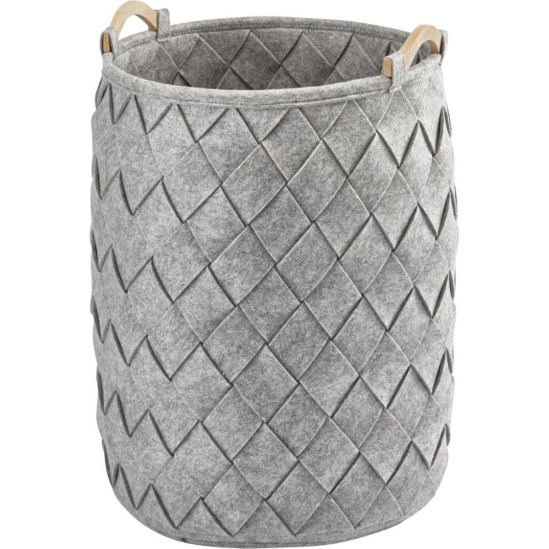 Aquanova veļas kaste Amy, d=400 mm, h=600 mm, 75 l, silver grey