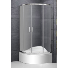 Roth dušas stūris Taldis, 900x900 mm, h=1650, r=550, brillant/matēts stikls