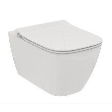 Ideal Standard pods ar SC vāku i.Life B Rimless, stiprināms pie sienas, 360x545 mm, balts