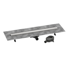 Hansgrohe dušas kanāls RainDrain Go, 900 mm, flīzējams, brushed stainless steel