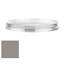 Laufen dekoratīvais disks izlietnes un bidē maisītājiem Kartell, d=183 mm, smoky grey