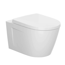 Jika pods Cubito Style rimless, stiprināms pie sienas, 355x530 mm, Vortex, balts