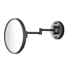 Gedy spogulis ar apgaismojumu Saraht, d=160 mm, 3x palielina, pie sienas, matēts melns