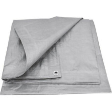 Tents – pārklājs 6 × 10 m, sudraba (120 g/m²) / gab