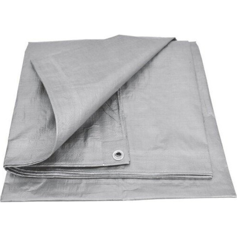 Tents – pārklājs 6 × 10 m, sudraba (120 g/m²) / gab