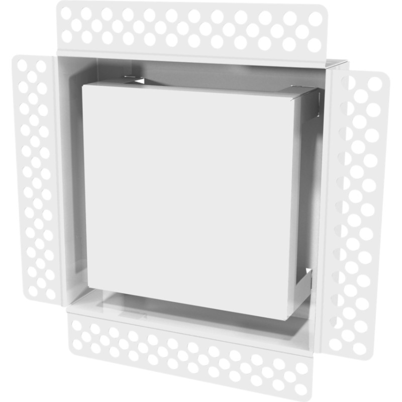 Europlast difuzors metāla, sleptās montāžas, 150x150mm - Ø80mm, balts