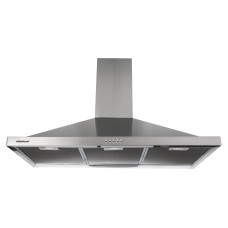Europlast tvaika nosūcējs, 650m3/h, 90cm, inox