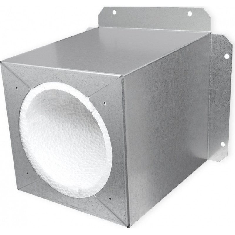 Europlast izolācijas ārsienas pagarinājums, Ø107mm, 150mm, cinkots