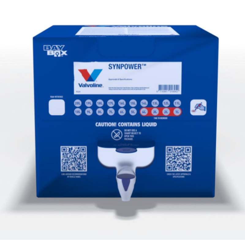 Valvoline Motoreļļa Synpower ENV C2 5W3 20L BiB, Valvoline