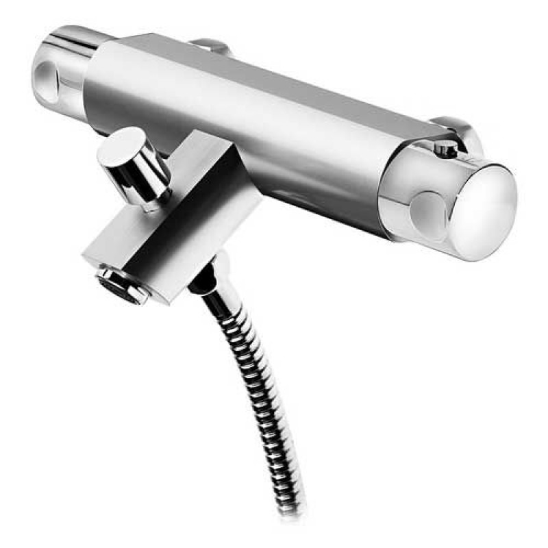 Gustavsberg Ūdens maisītājs vannai Coloric termostats Rough Aluminium, 150 c-c - gab.