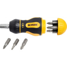 Ironside Bitu skrūvgriezis Ironside PH;PZ;TX ar 6 bitiem - gab.