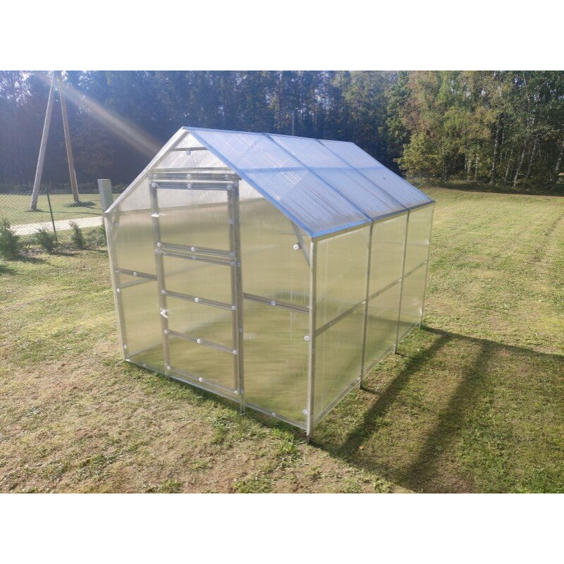 Siltumnīca KLASIKA BERNARD 2,35x8 m ar 6mm polikarbonāta pārklājumu, 4779037492374 / gab