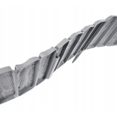 Dekoratīvā zāliena apmale WOOD 58 × 12.5 cm, gaiši pelēka / gab