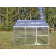 Siltumnīca KLASIKA BERNARD 2,35x8 m ar 4mm polikarbonāta pārklājumu, 4779037492367 / gab