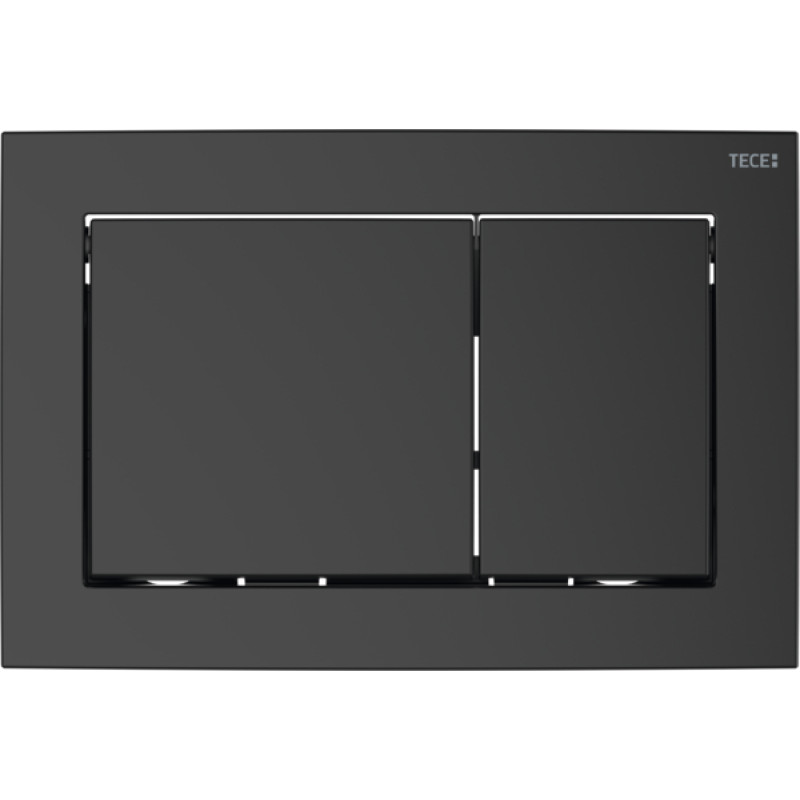 Tece base WC plāksne (9240723) melna matēta