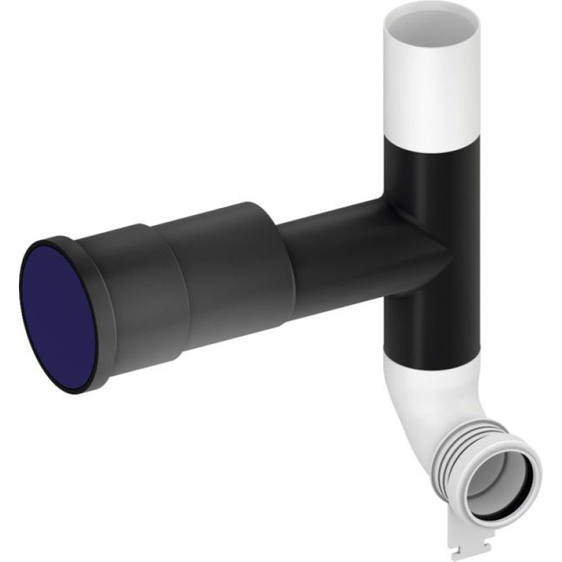 Tece WC caurule Dn70 ar 90° atzaru pa kreisi (9820126)