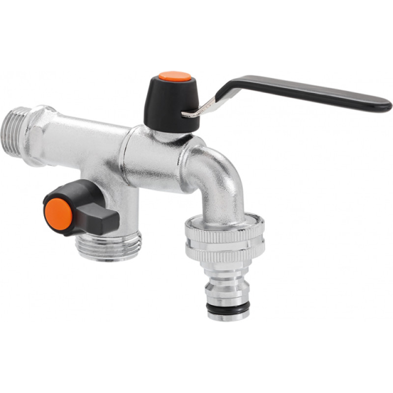 GF Dārza krāns ar diviem izvadiem 1/2'' Claber