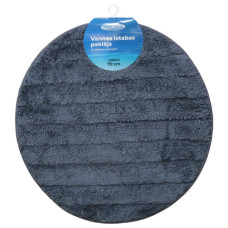 Baltic Aqua Vannas istabas paklājiņš D70cm Rino, pelēks