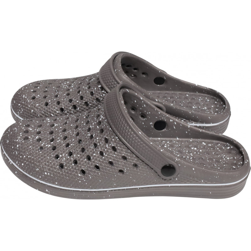 Besk Dārza čības vīriešu 45.izmērs pelēkas ar punktiem