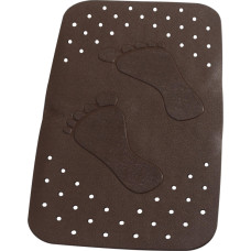 Ridder Vannas paklājs Pēdas 38x72cm 100% TPE, brūns